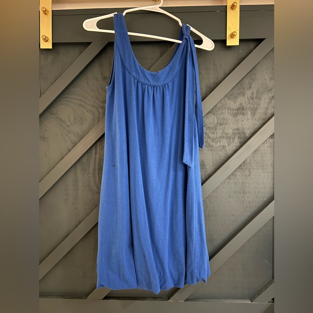 Royal blue bubble dress